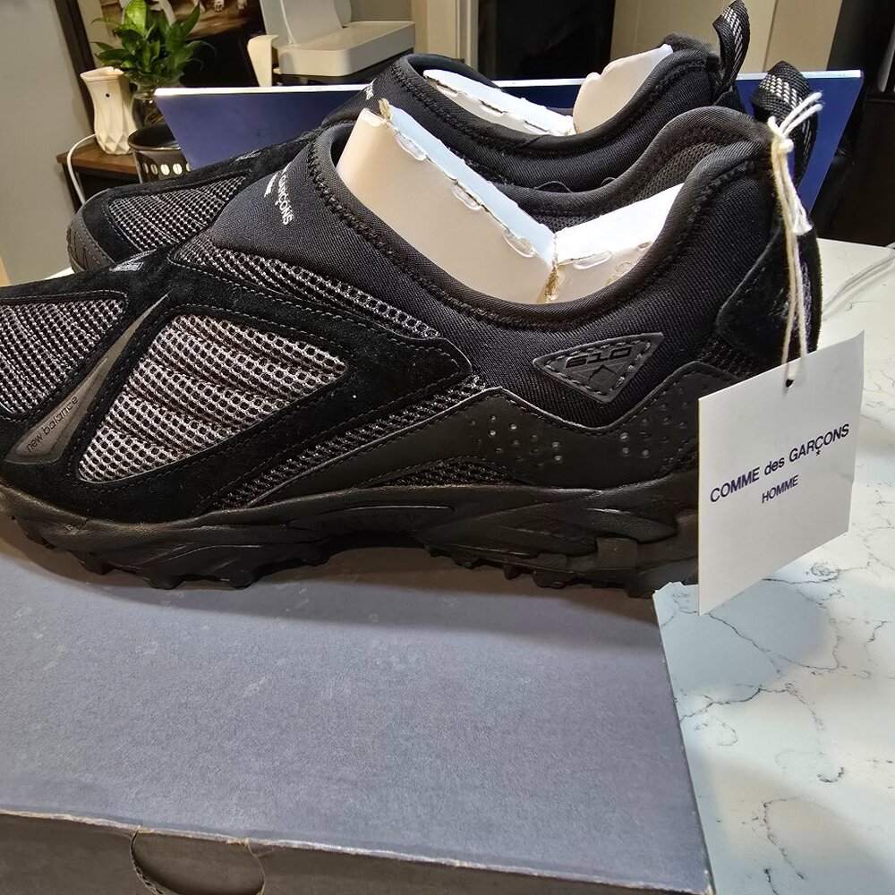 New Balance Comme des Garçons Homme x 610S Black Mens Sz8 Slip-on Sneaker NEW